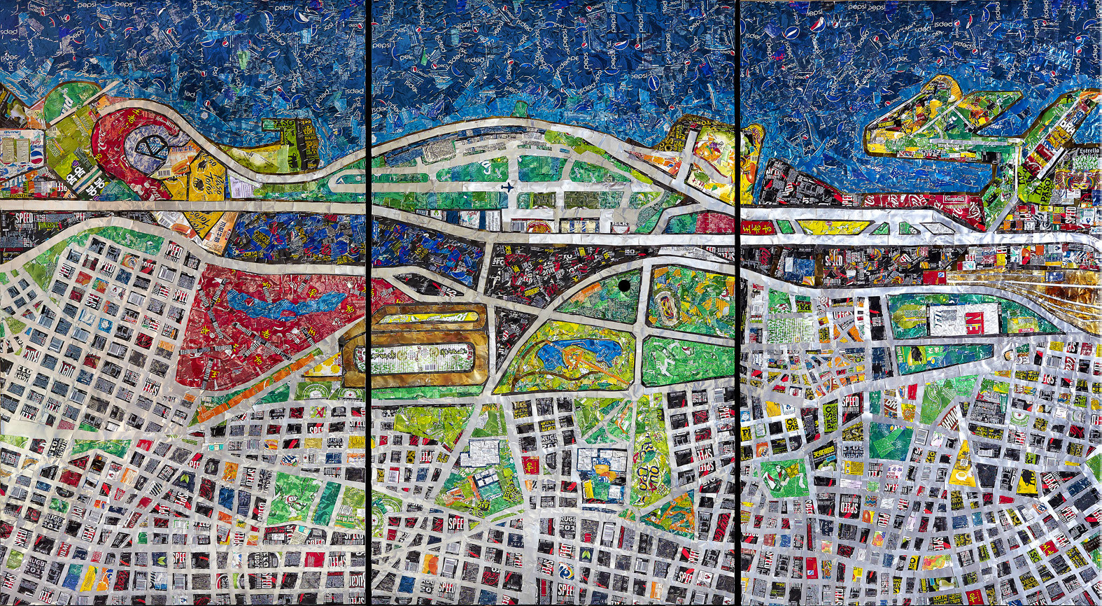 Mapa de Latas - Palermo y el río