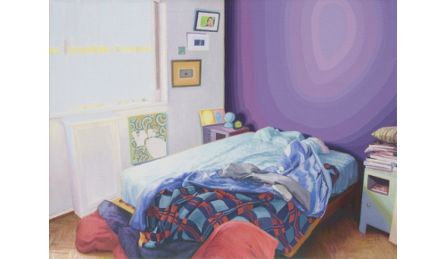 Paisaje roto. Óleo sobre tela. 60 x 80 cm. 2012