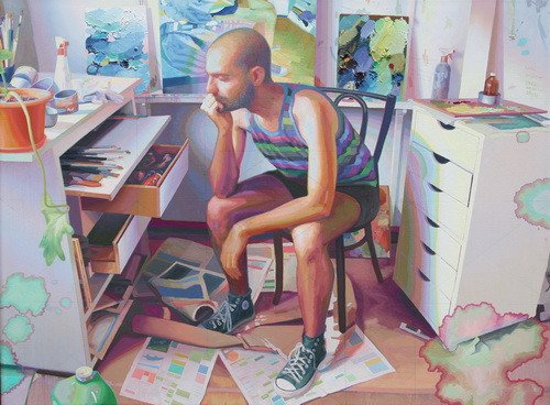 El duelo. Óleo s/tela. 90x130. 2013