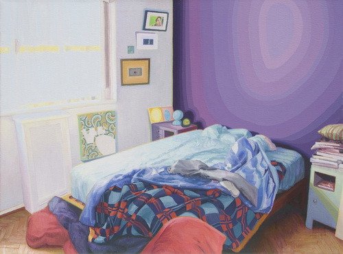 Paisaje roto. Óleo sobre tela. 60 x 80 cm. 2012